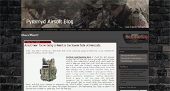 Desktop Screenshot of airsoft-guns-blog.pyramydair.com
